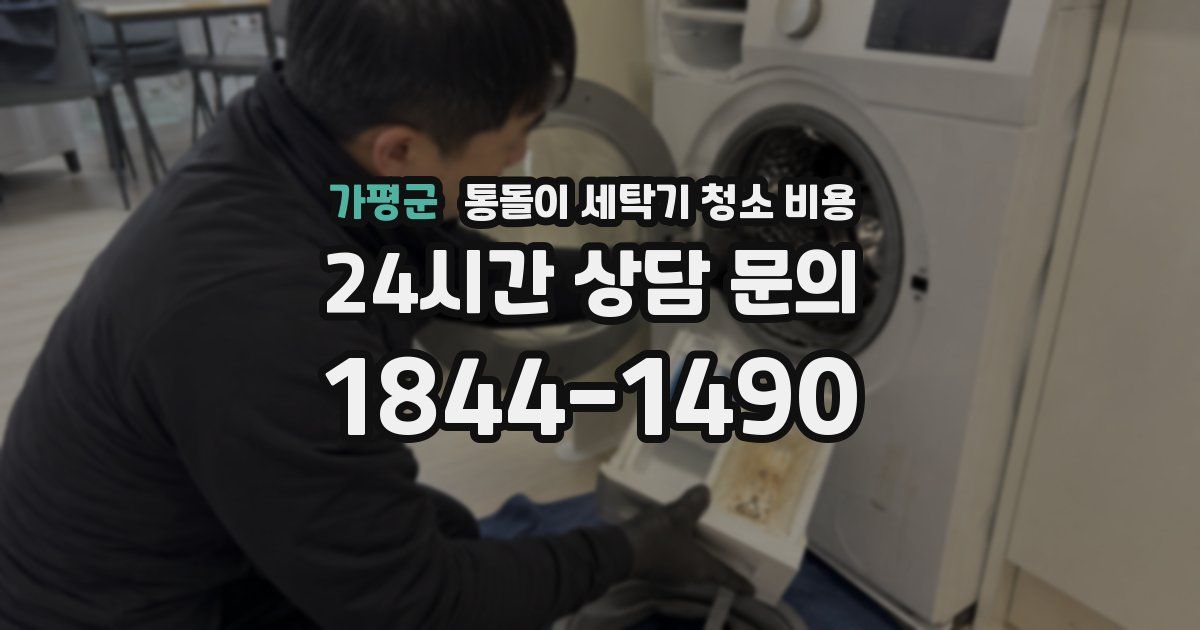 가평군 통돌이 세탁기 청소 비용