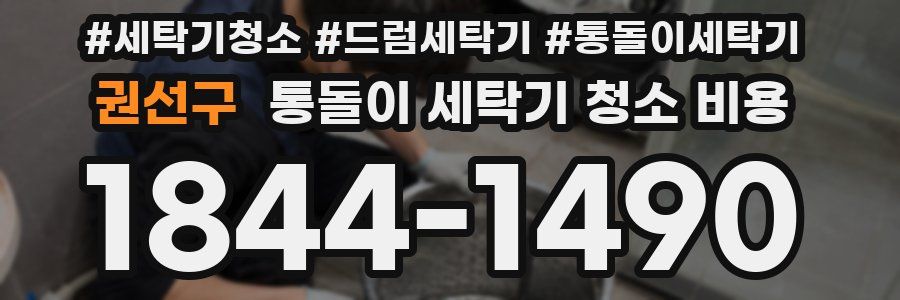 권선구 통돌이 세탁기 청소 비용