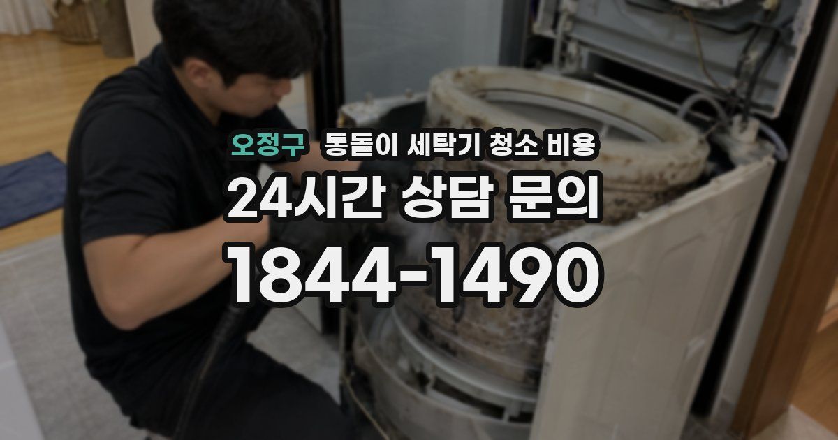 오정구 통돌이 세탁기 청소 비용