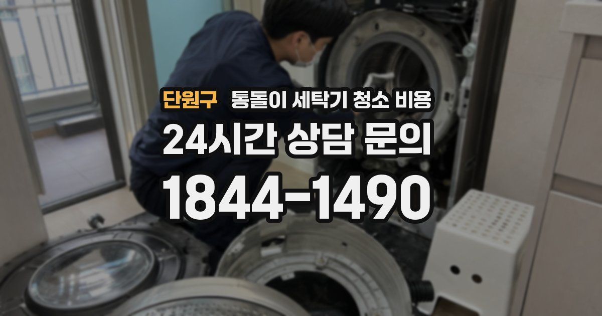 단원구 통돌이 세탁기 청소 비용