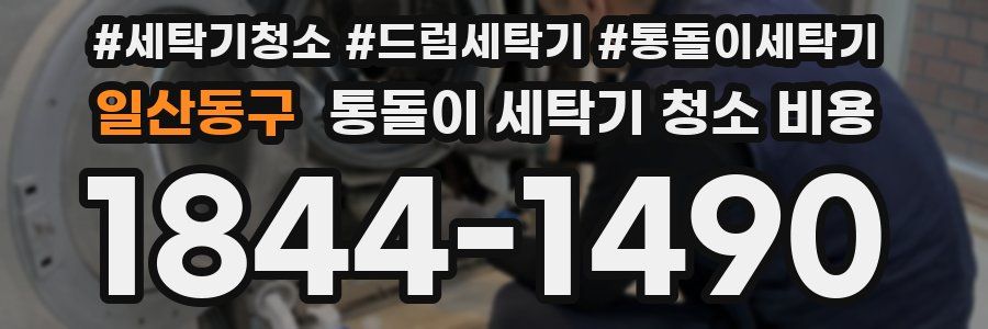 일산동구 통돌이 세탁기 청소 비용