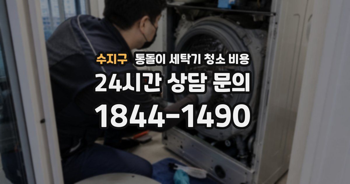 수지구 통돌이 세탁기 청소 비용