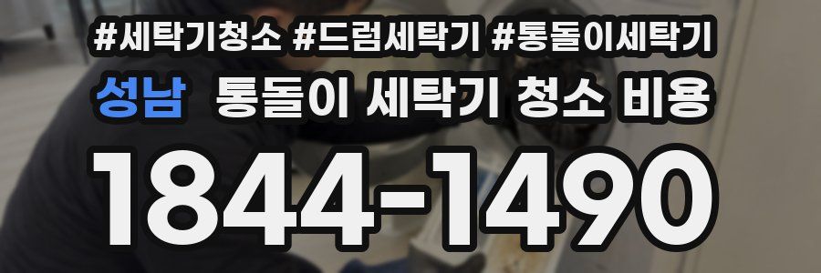 성남 통돌이 세탁기 청소 비용