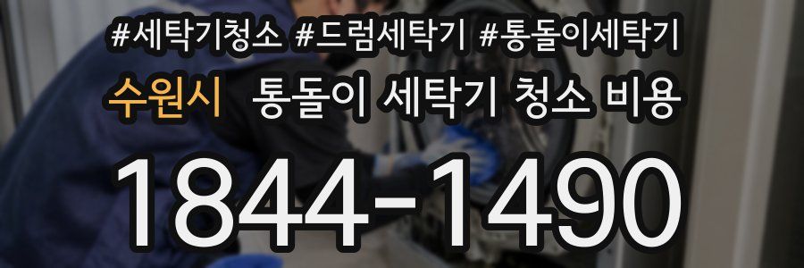 수원시 통돌이 세탁기 청소 비용