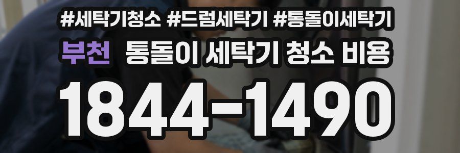 부천 통돌이 세탁기 청소 비용