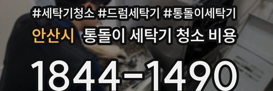 안산시 통돌이 세탁기 청소 비용