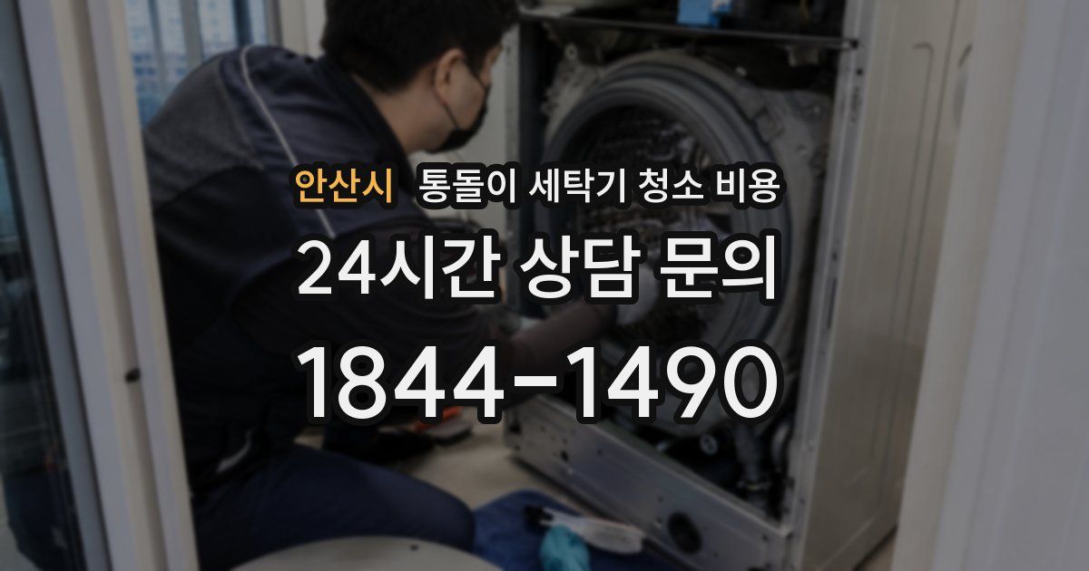 안산시 통돌이 세탁기 청소 비용