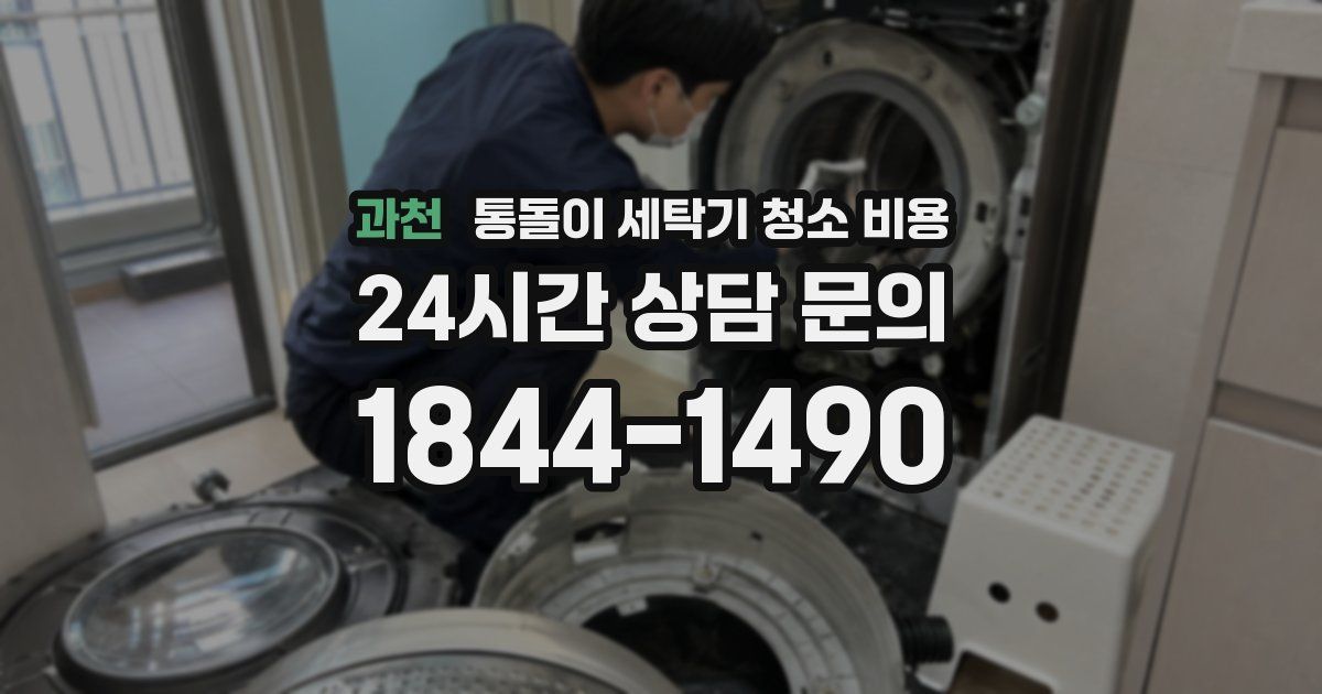 과천 통돌이 세탁기 청소 비용
