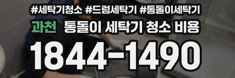 과천 통돌이 세탁기 청소 비용