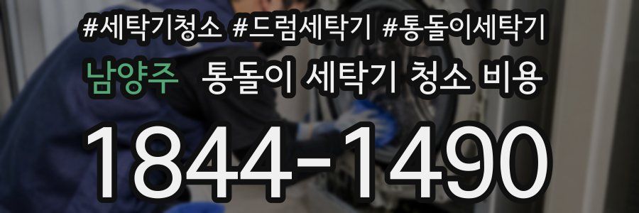 남양주 통돌이 세탁기 청소 비용