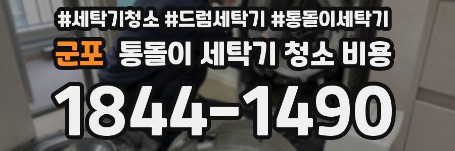 군포 통돌이 세탁기 청소 비용