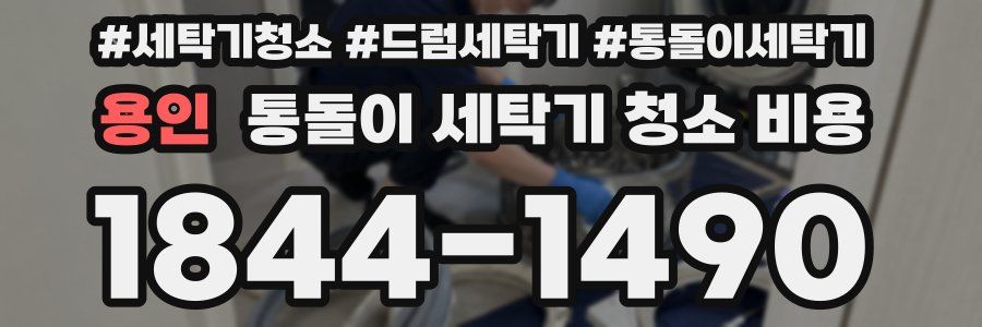 용인 통돌이 세탁기 청소 비용