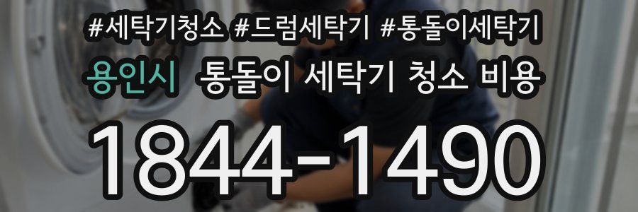 용인시 통돌이 세탁기 청소 비용