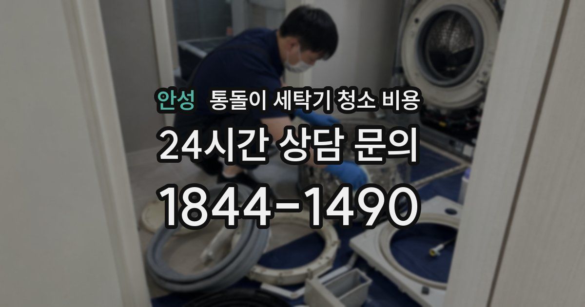 안성 통돌이 세탁기 청소 비용