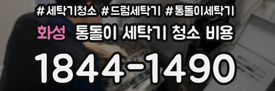 화성 통돌이 세탁기 청소 비용