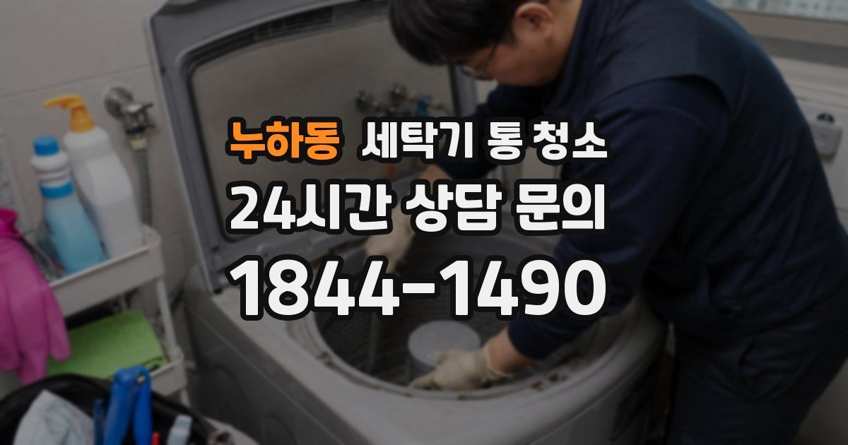 누하동 세탁기 통 청소