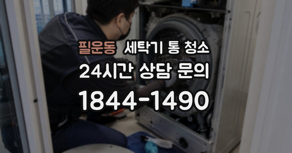 필운동 세탁기 통 청소