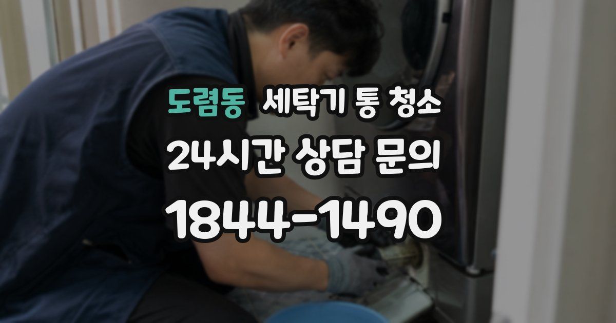 도렴동 세탁기 통 청소