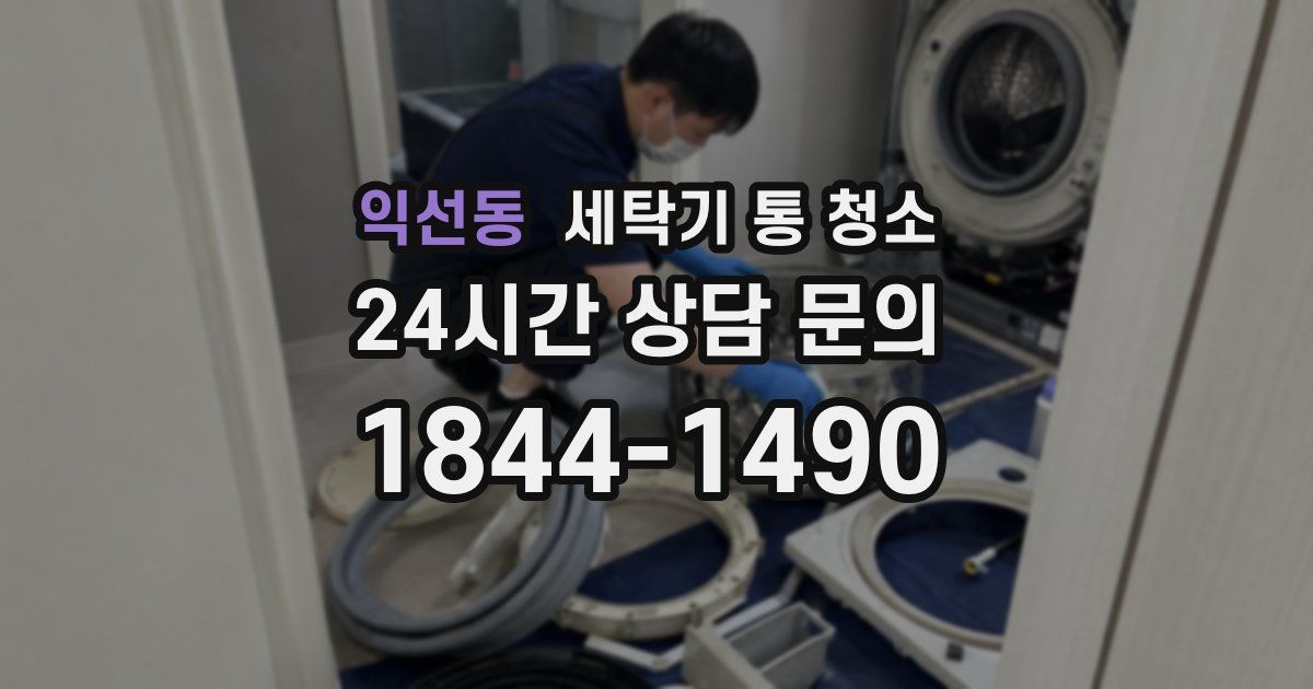익선동 세탁기 통 청소