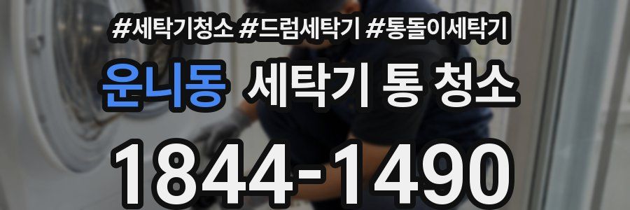 운니동 세탁기 통 청소