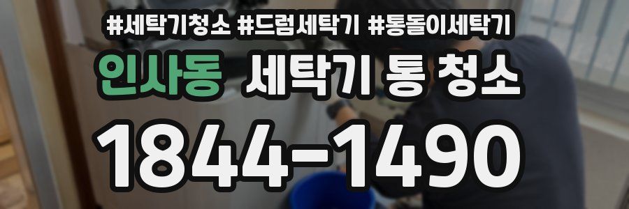 인사동 세탁기 통 청소