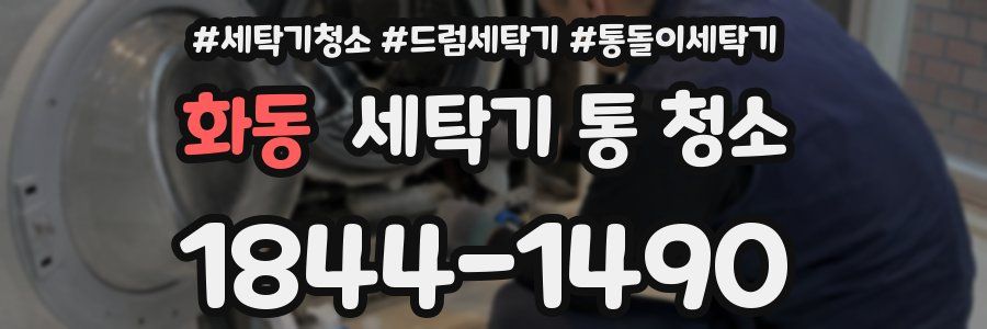 화동 세탁기 통 청소