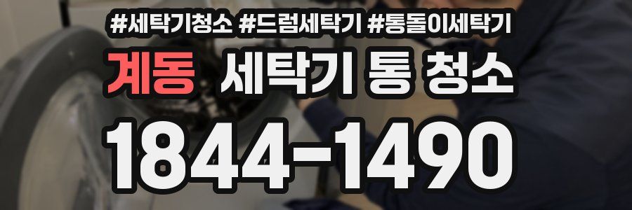 계동 세탁기 통 청소