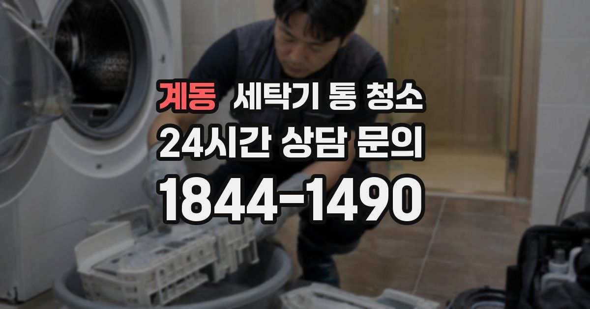 계동 세탁기 통 청소