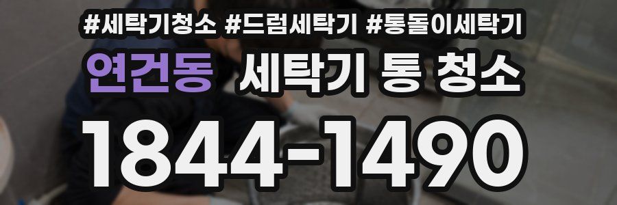 연건동 세탁기 통 청소