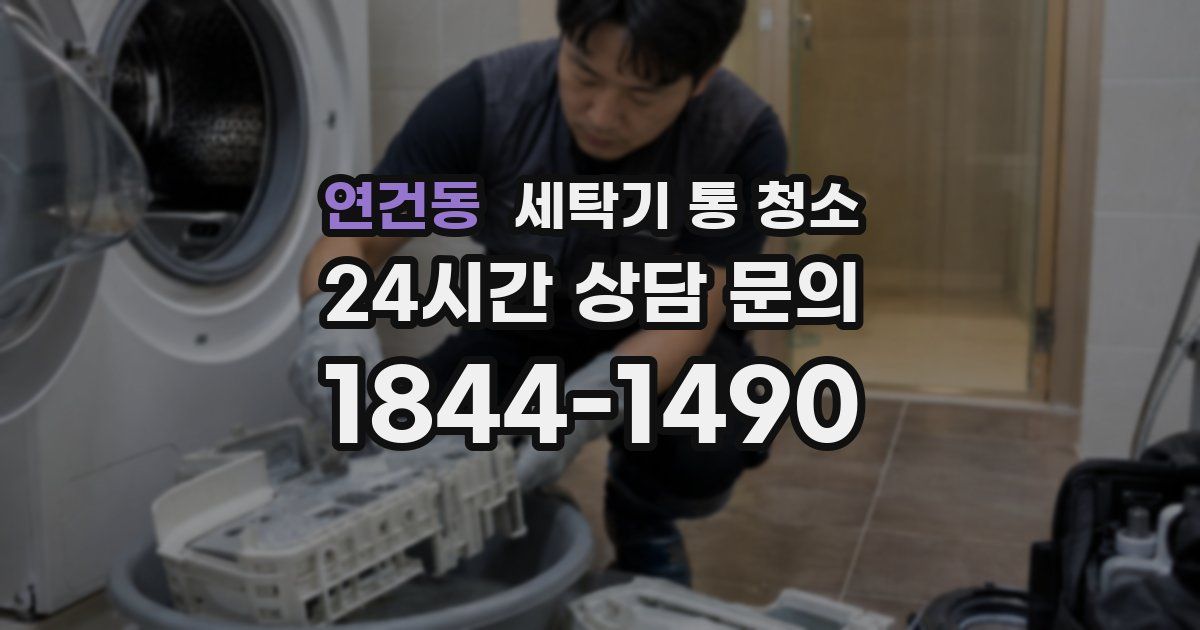 연건동 세탁기 통 청소