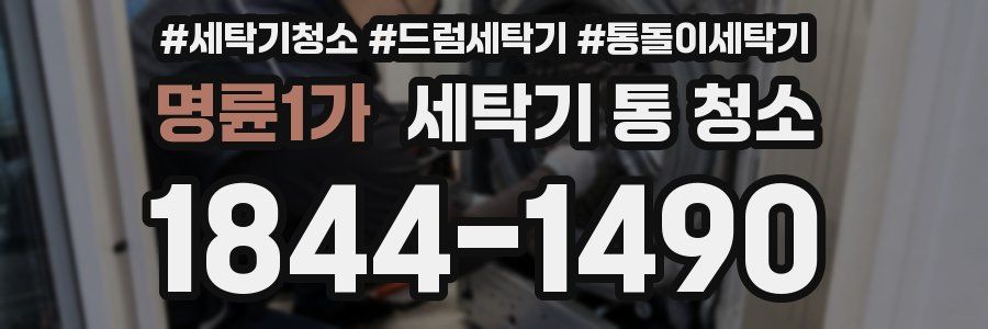 명륜1가 세탁기 통 청소