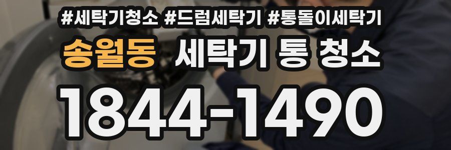 송월동 세탁기 통 청소