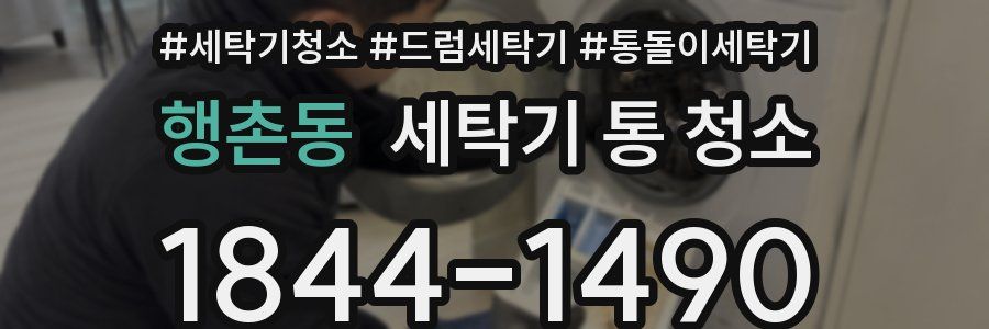 행촌동 세탁기 통 청소