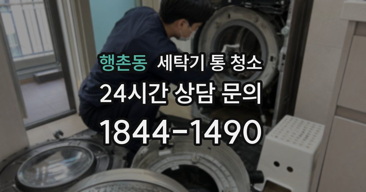 행촌동 세탁기 통 청소