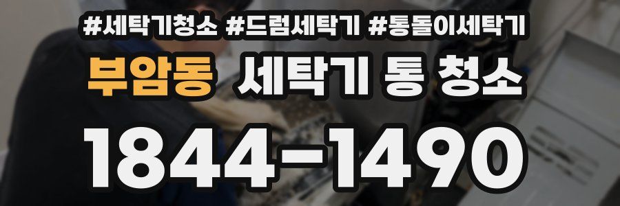 부암동 세탁기 통 청소