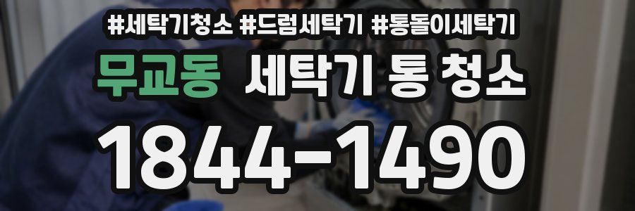 무교동 세탁기 통 청소