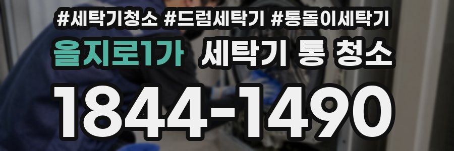 을지로1가 세탁기 통 청소