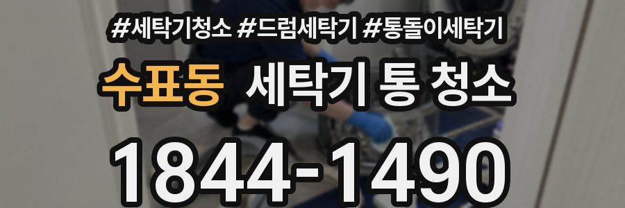 수표동 세탁기 통 청소