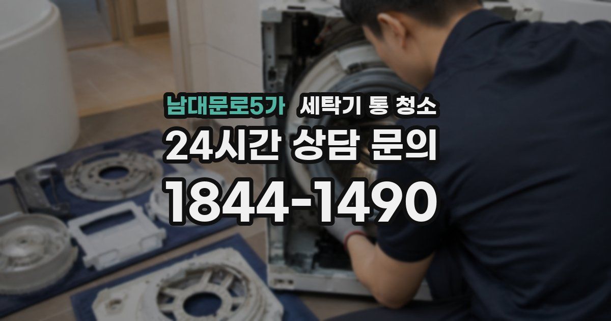 남대문로5가 세탁기 통 청소