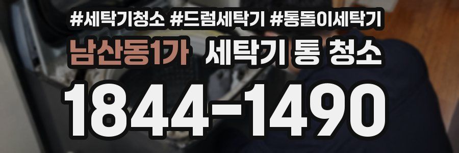 남산동1가 세탁기 통 청소