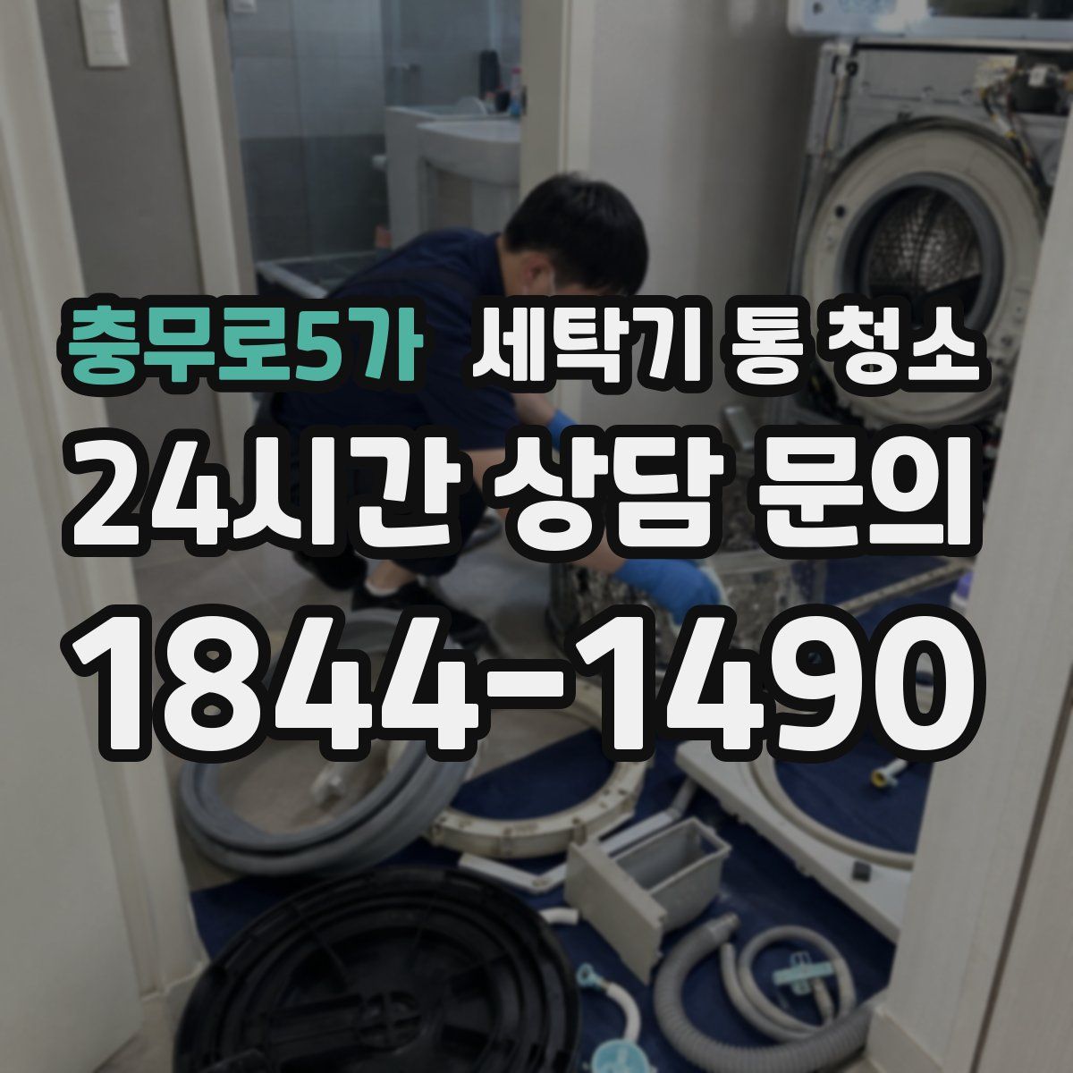 충무로5가 세탁기 통 청소