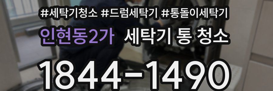 인현동2가 세탁기 통 청소