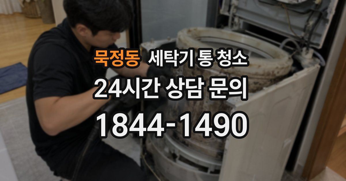 묵정동 세탁기 통 청소
