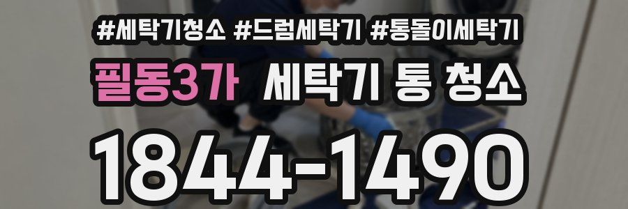 필동3가 세탁기 통 청소
