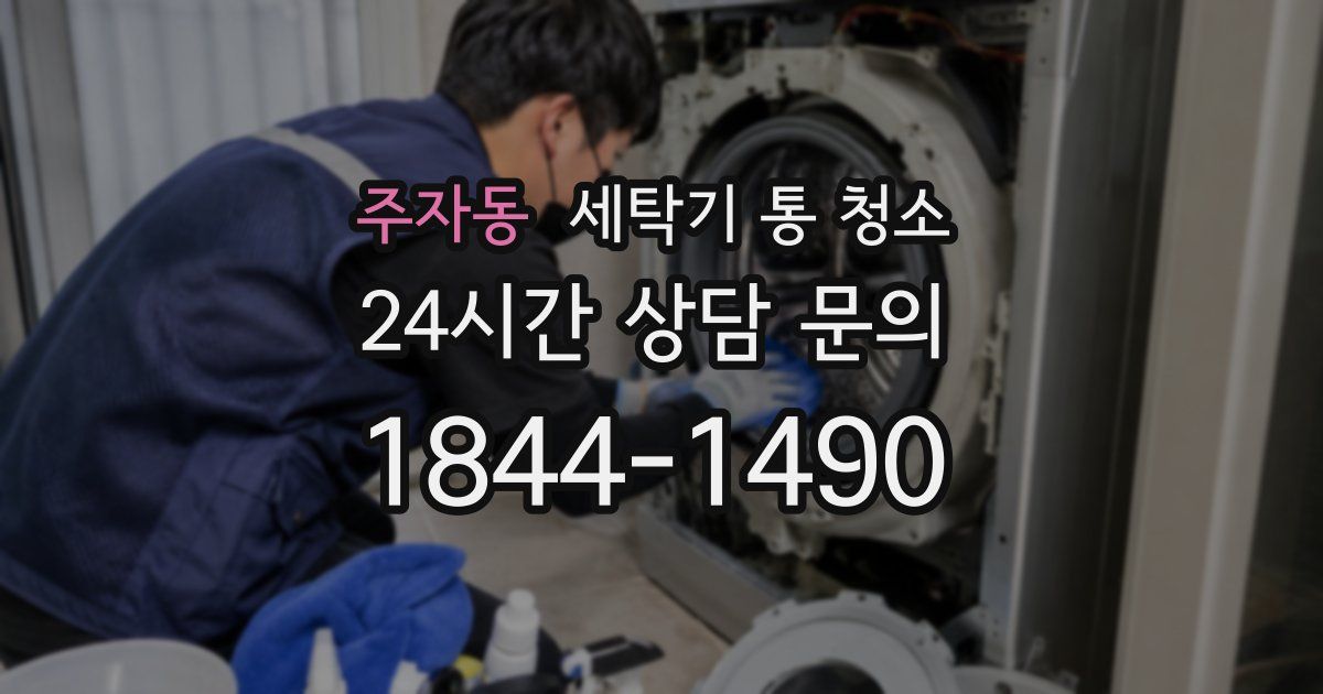 주자동 세탁기 통 청소