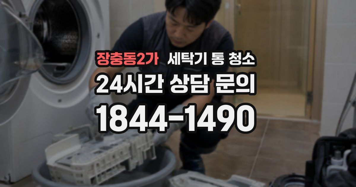 장충동2가 세탁기 통 청소