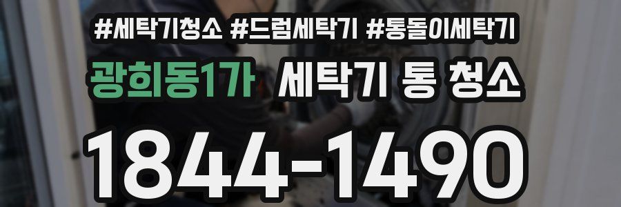광희동1가 세탁기 통 청소