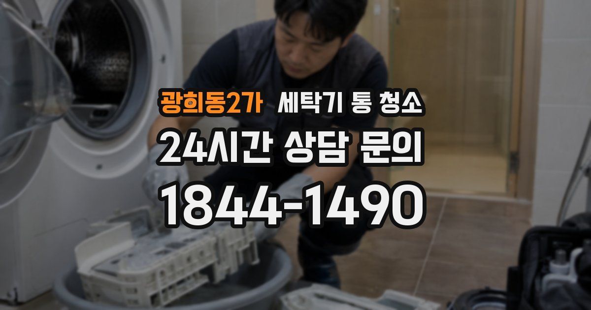 광희동2가 세탁기 통 청소