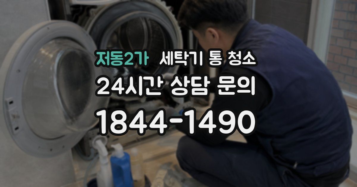 저동2가 세탁기 통 청소