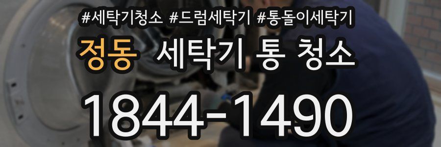 정동 세탁기 통 청소